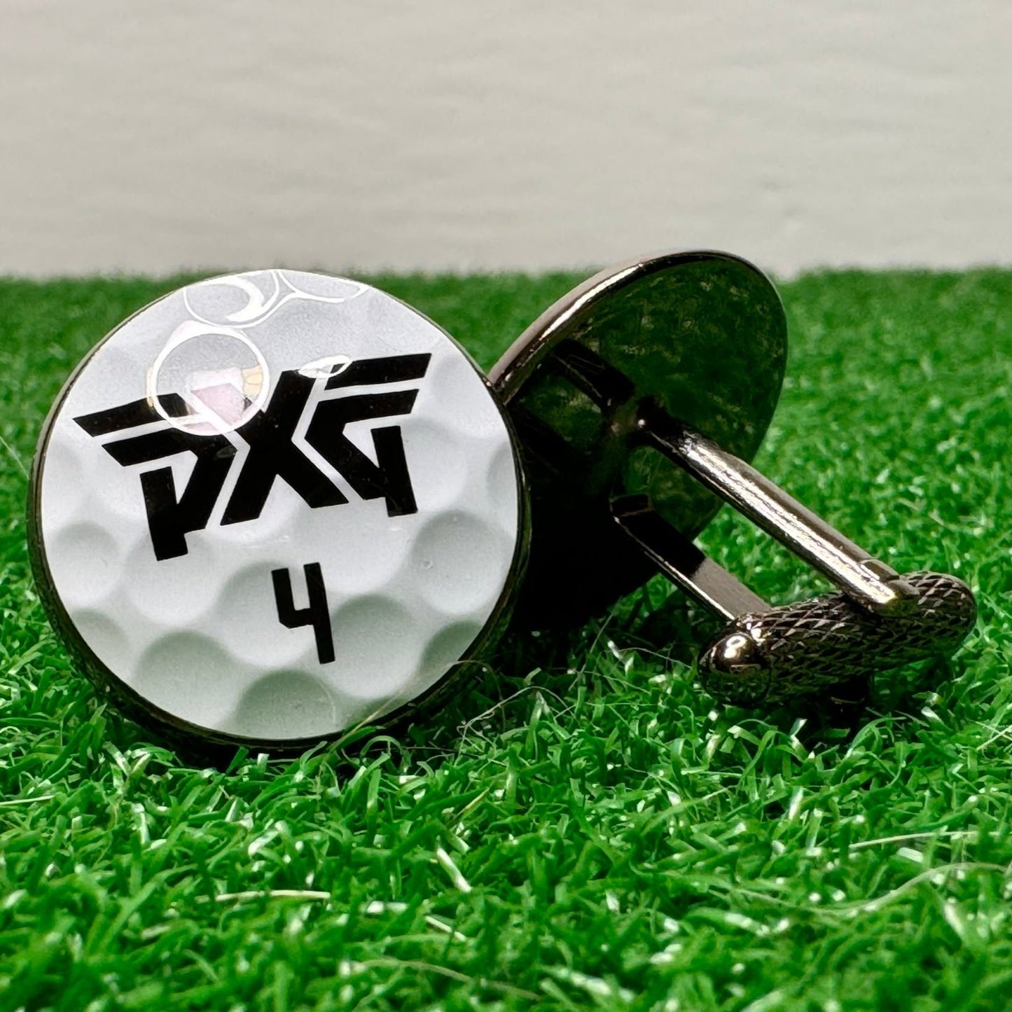 Cufflinks: PXG (One Pair) - Brass - GolfBallGuts