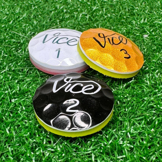 Nubbin Golf Ball Marker: Vice - Nubbin Golf Ball Marker: Vice - GolfBallGuts