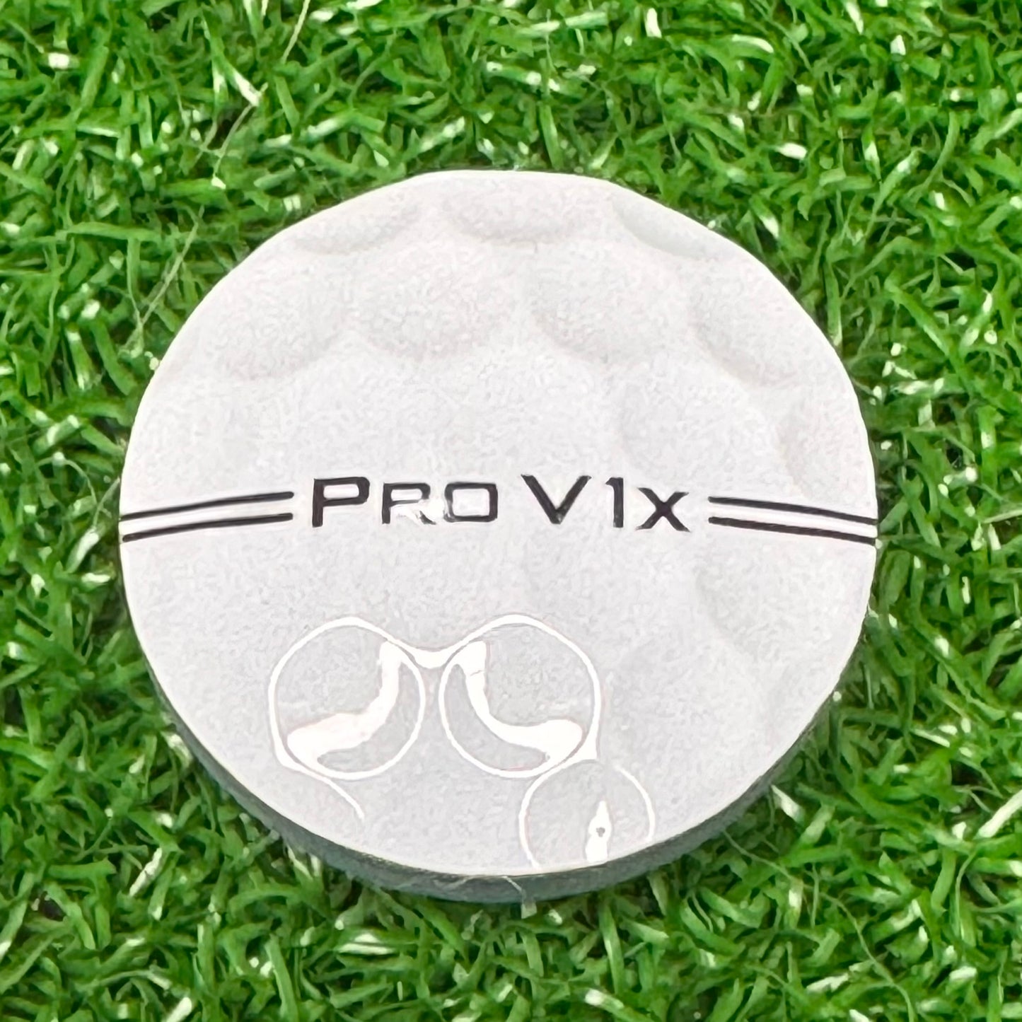 Nubbin Golf Ball Marker: Titleist Alignment - ProV1X - GolfBallGuts