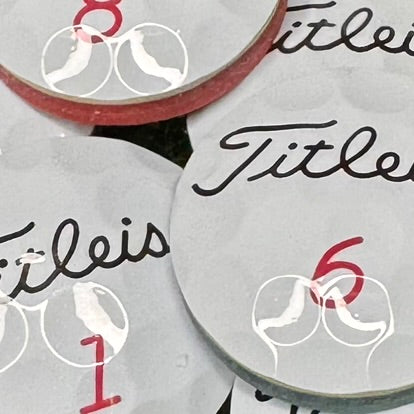 Nubbin Golf Ball Marker: Titleist - Nubbin Golf Ball Marker: Titleist - GolfBallGuts