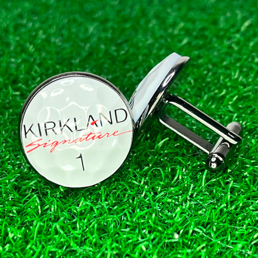 Cufflinks: Kirkland Signature (One Pair) - Brass - GolfBallGuts