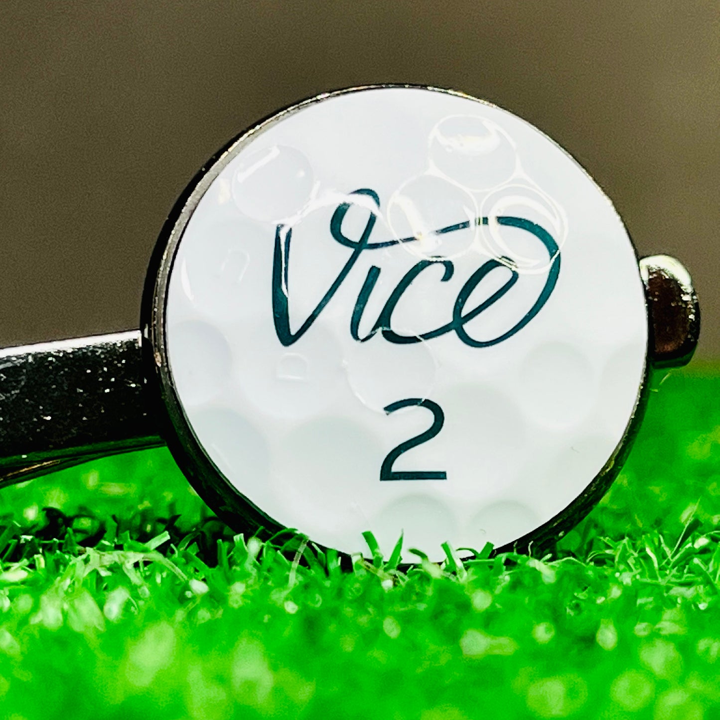 Tie Clip: Vice White - Tie Clip: Vice White - GolfBallGuts