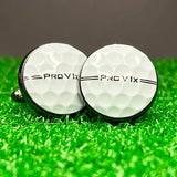 Cufflinks: Titleist Alignment Marker (One Pair) - Prov1X - GolfBallGuts