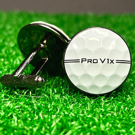 Cufflinks: Titleist Alignment Marker (One Pair) - Cufflinks: Titleist Alignment Marker (One Pair) - GolfBallGuts