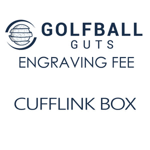 Cufflink Box Engraving Fee - Cufflink Box Engraving Fee - GolfBallGuts