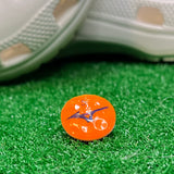 Croc Shoe Charm (Jibbitz): Mizuno - Orange - GolfBallGuts
