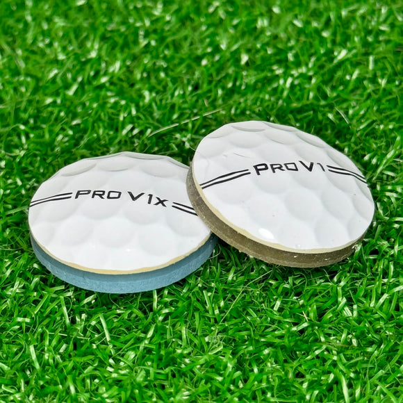 Nubbin Golf Ball Marker: Titleist Alignment - Nubbin Golf Ball Marker: Titleist Alignment - GolfBallGuts