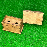 Cufflink Box (Box Only - holds one pair) - Cufflink Box (Box Only - holds one pair) - GolfBallGuts