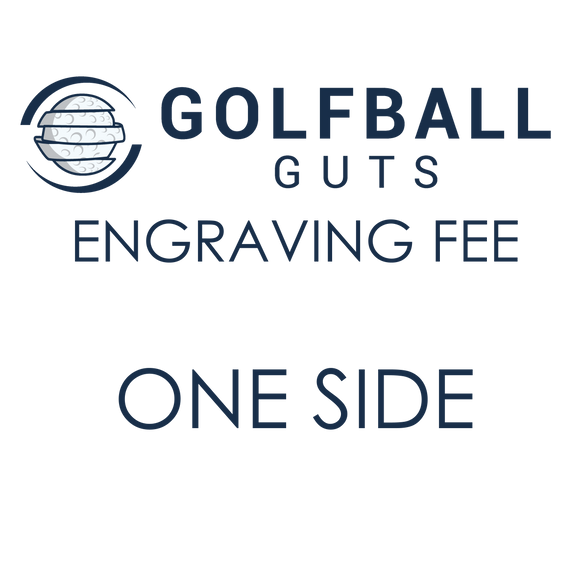 12 Pack Engraving Fee: One side - 12 Pack Engraving Fee: One side - GolfBallGuts