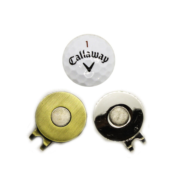 Callaway Chrome Soft Hat Clip - White - GolfBallGuts