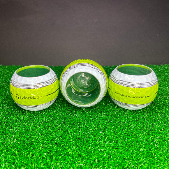 1/2 Ounce Shot Glass: TaylorMade Stripe (Set of 3) - 1/2 Ounce Shot Glass: TaylorMade Stripe (Set of 3) - GolfBallGuts